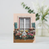 Het vensterbalkon van Lisbon´s Briefkaart (Staand voorkant)