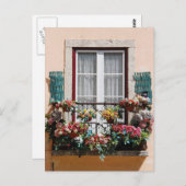 Het vensterbalkon van Lisbon´s Briefkaart (Voorkant / Achterkant)