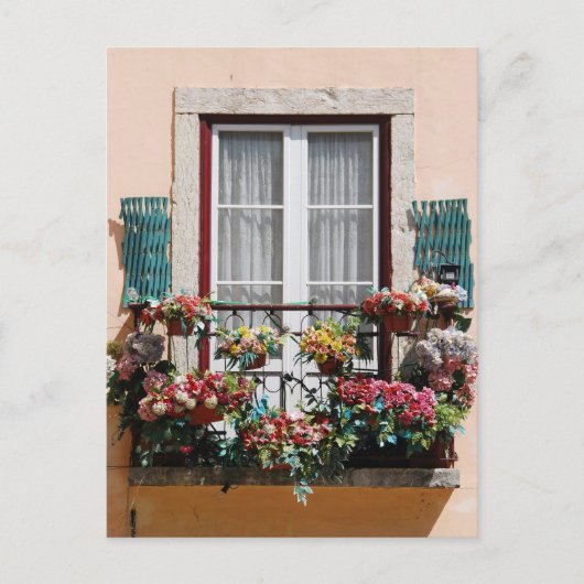 Het vensterbalkon van Lisbon´s Briefkaart (Voorkant)