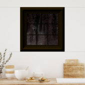 Het venstergastheer van de Fake in Bossen Hallowee Poster (Keuken)