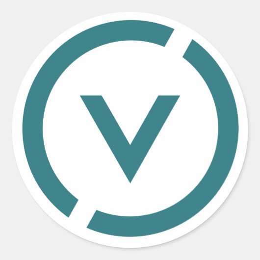 Het Venus-project Ronde Sticker (Voorkant)