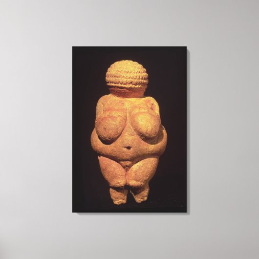 Het Venus Willendorf, vruchtbaarheidssymbool Canvas Afdruk (Voorkant)
