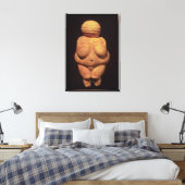 Het Venus Willendorf, vruchtbaarheidssymbool Canvas Afdruk (Insitu (Slaapkamer))