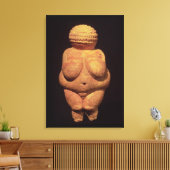 Het Venus Willendorf, vruchtbaarheidssymbool Canvas Afdruk (Insitu (Woonkamer))