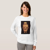 Het Venus Willendorf, vruchtbaarheidssymbool T-shirt (Voorkant volledig)
