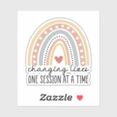 Het veranderen leeft één zitting tegelijkertijd, G Sticker (Vel)