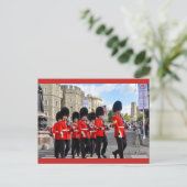 Het veranderen van de Garde in het Briefkaart van  (Staand voorkant)