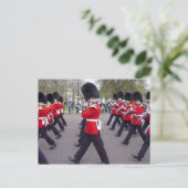Het veranderen van Guards-Woodwinds Briefkaart (Staand voorkant)
