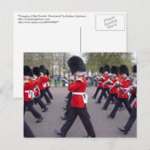 Het veranderen van Guards-Woodwinds Briefkaart (Voorkant / Achterkant)