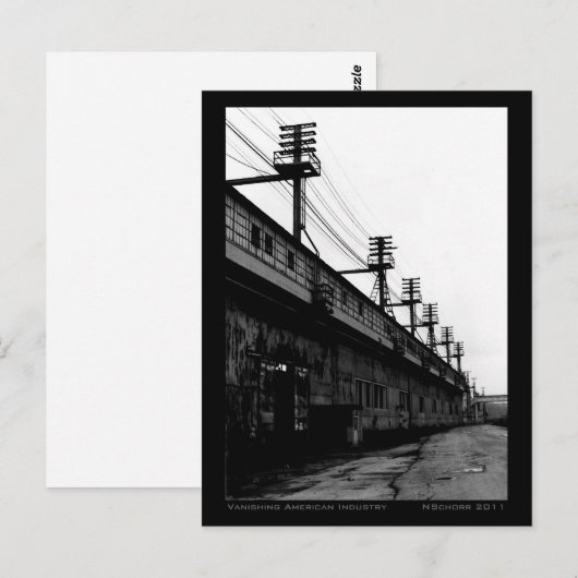 Het verbannen van de Amerikaanse industrie Urban I Briefkaart (Voorkant / Achterkant)