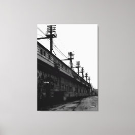 Het verbannen van de Amerikaanse industrie Urban I Canvas Afdruk