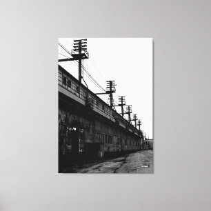Het verbannen van de Amerikaanse industrie Urban I Canvas Afdruk