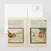 Het verbannen van Hagar en Ishmael Briefkaart (Voorkant / Achterkant)