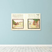 Het verbannen van Hagar en Ishmael Canvas Afdruk (Insitu (Houten vloer))