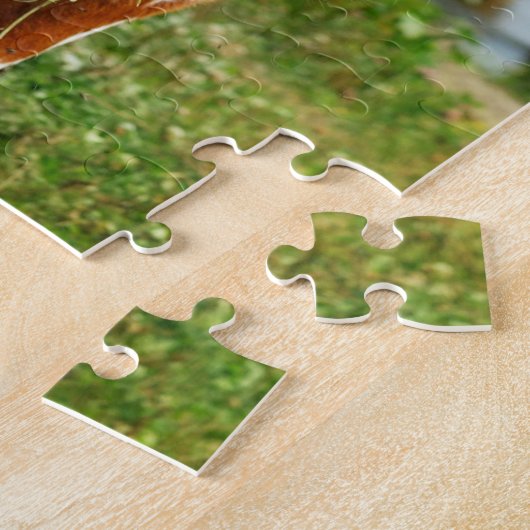 Het verbazingwekkende Koe grappige dier Legpuzzel (Zijkant)