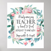 Het verbazingwekkende Poster van de Floral van de (Voorkant)