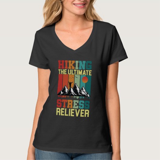 HET VERBERGEN VAN DE ULTIEME STRESS RELIEVER, Hike T-shirt (Voorkant)