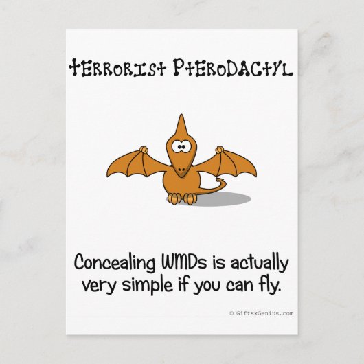 Het verbergen van massavernietigingswapens is niet briefkaart (Voorkant)