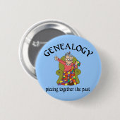 Het verbinden samen het Verleden Ronde Button 5,7 Cm (Voorkant /achterkant)