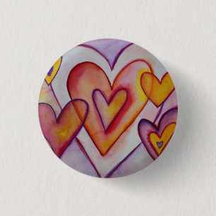 Het verbinden van de Buttonnen van de Liefde van h Ronde Button 3,2 Cm