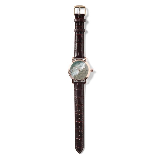 Het verbinden van Hart op het Zand van de Beach Horloge (Bandje)