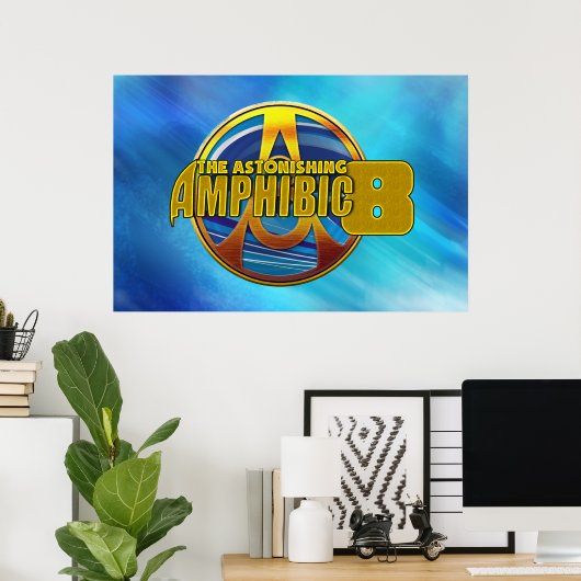 Het verbluffende Amfibic 8 Limited Edition-Poster Poster (Thuiskantoor)