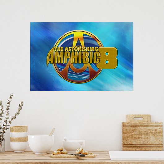 Het verbluffende Amfibic 8 Limited Edition-Poster Poster (Keuken)