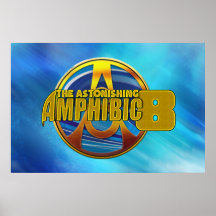 Het verbluffende Amfibic 8 Limited Edition-Poster