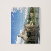 Het verbluffende kasteel van Schonbuhel bevindt zi Legpuzzel (Verticaal)