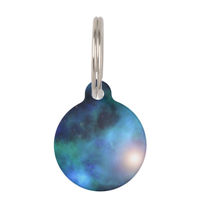 Het verbluffende universum huisdierpenning (Voorkant)