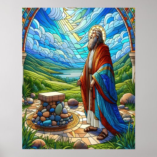 Het verbond van Abram in Genesis 15 Poster (Voorkant)