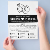 Het verbonden Ontwerp van de Rings van de Weddensc Flyer (Hand)