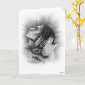 Het verbonden van de het manwolf van Zielen Kaart (Gele Bloem)