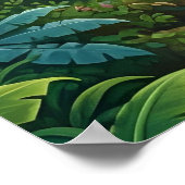 Het Verborgen Dorp van het Smaragd Woud Poster (Hoek)