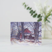 Het Verborgen Huis van het Boerderij - briefkaart (Staand voorkant)