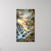 Het verborgen paradijs - een legendarische ontsnap canvas afdruk (Voorkant)