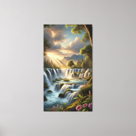 Het verborgen paradijs - een legendarische ontsnap canvas afdruk