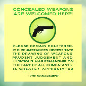 Het verborgen Venster van de Waarschuwing van het  Raamsticker (Vel 3)