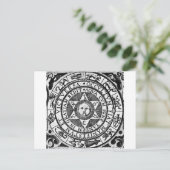 Het verborgen wordt het manifest briefkaart (Staand voorkant)