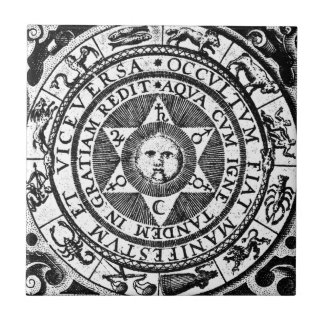 Het verborgen wordt het manifest tegeltje