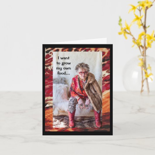 Het verbouwen van mijn eigen voedsel kaart (Gele Bloem)