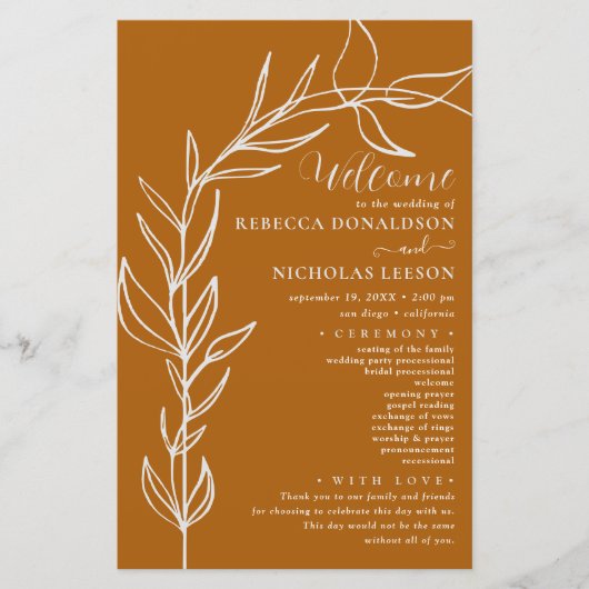 Het verbrande Oranje minimale weddenschapsprogramm (Voorkant)