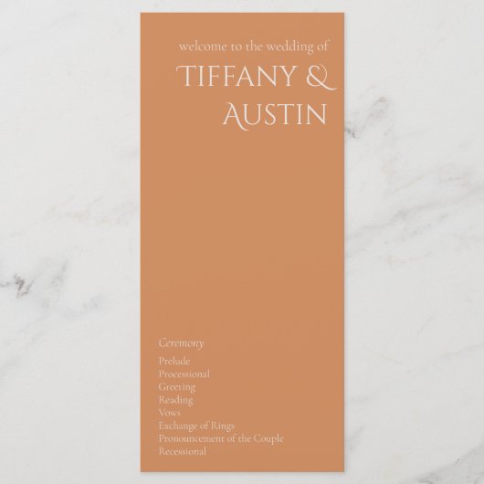 Het verbrande Oranje Moderne Programma van de Wedd (Voorkant)