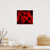 Het verbrande Poster van het Man (Keuken)