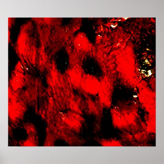 Het verbrande Poster van het Man (Voorkant)