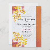 Het verbrande Sinaasappel en het bruine huwelijk Kaart (Voorkant)