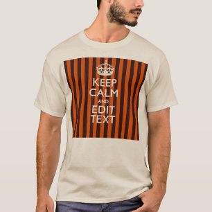 Het verbrande Sinaasappel personaliseert dit houdt T-shirt