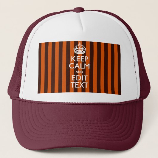 Het verbrande Sinaasappel personaliseert dit houdt Trucker Pet (Voorkant)
