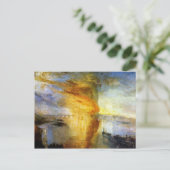 Het verbranden van de huizen van heren en lagers briefkaart (Staand voorkant)