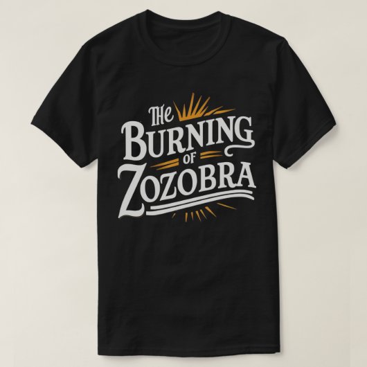 Het verbranden van de Zozobra T-shirt (Design voorkant)